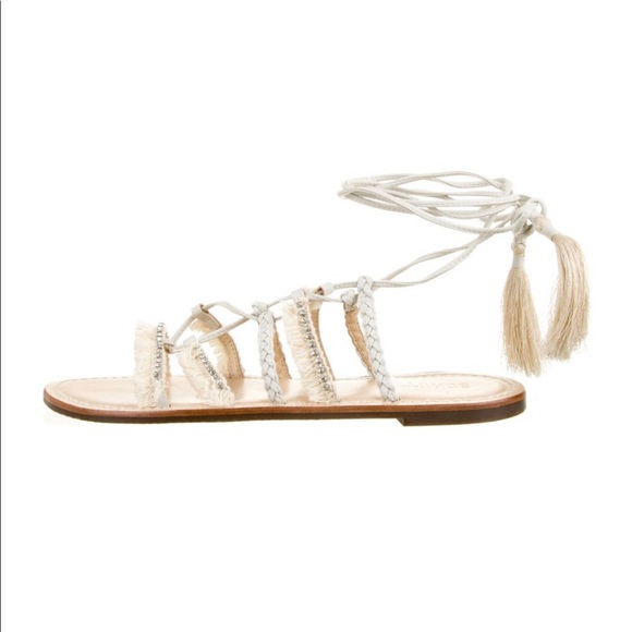 EUC SCHUTZ LACE UP JOLINA SANDALS SZ 8.5 - Picture 3 of 6